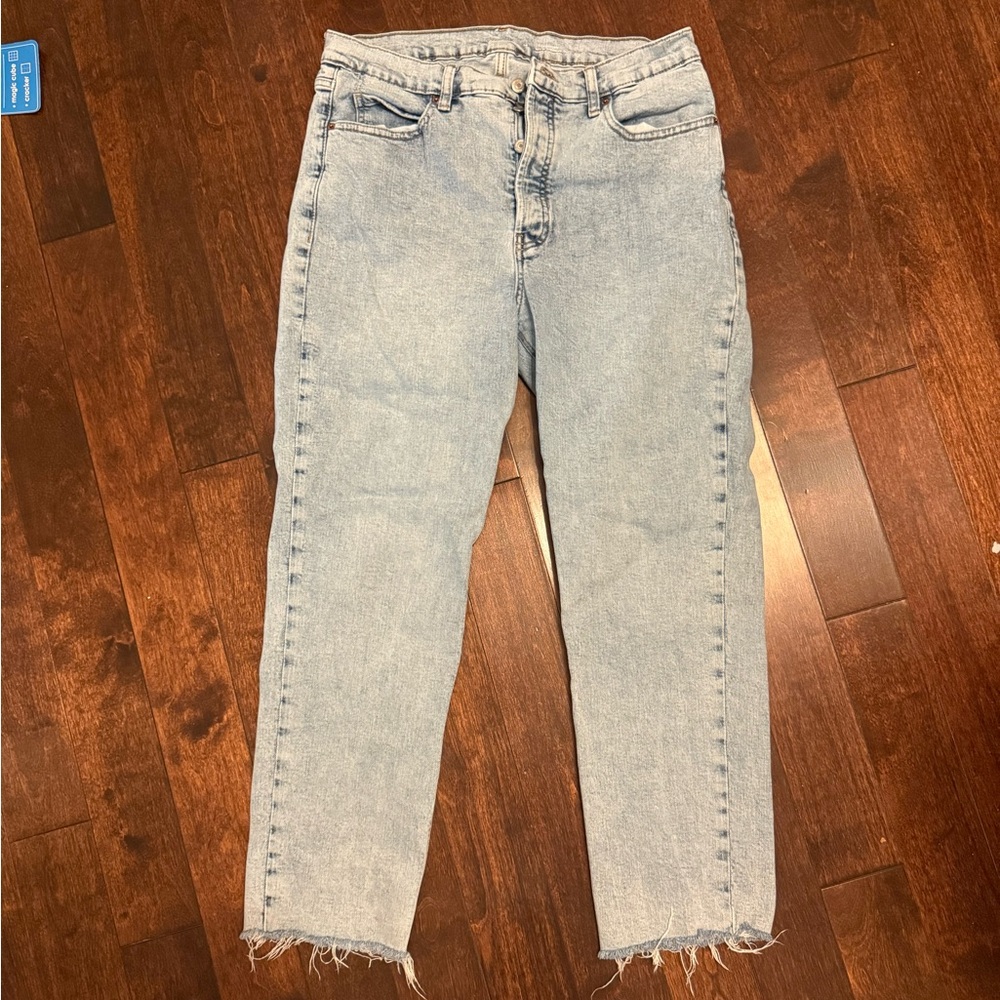 Old Navy Light Blue Cropped Women's Jeans